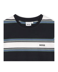 T-shirt à manches courtes - Marine Bleu