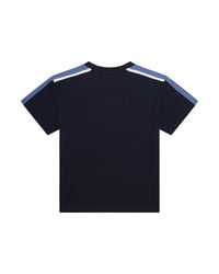 T-shirt à manches courtes en coton - Bleu Cargo