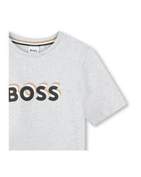T-shirt à manches courtes - Gris Chiné