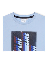 Short-sleeved T-shirt - Oxford blue