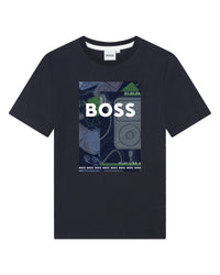 Tee-Shirt Manches Courtes - Bleu Cargo