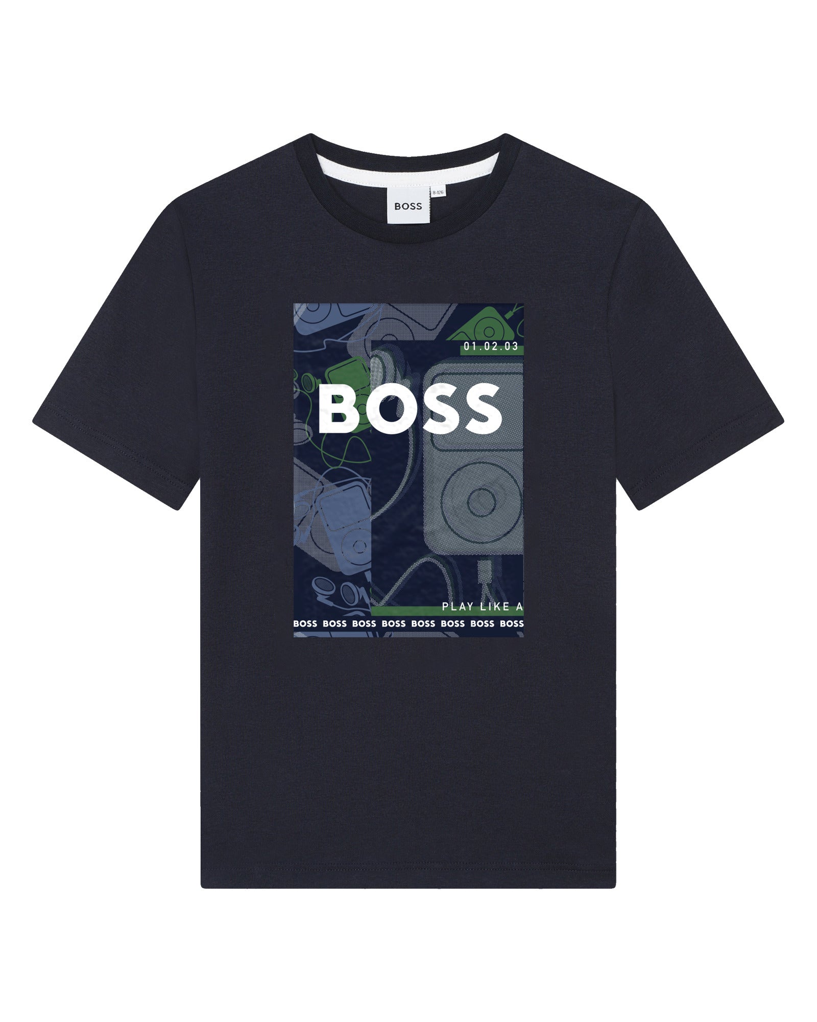 Tee-Shirt Manches Courtes - Bleu Cargo