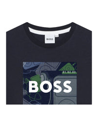 Tee-Shirt Manches Courtes - Bleu Cargo