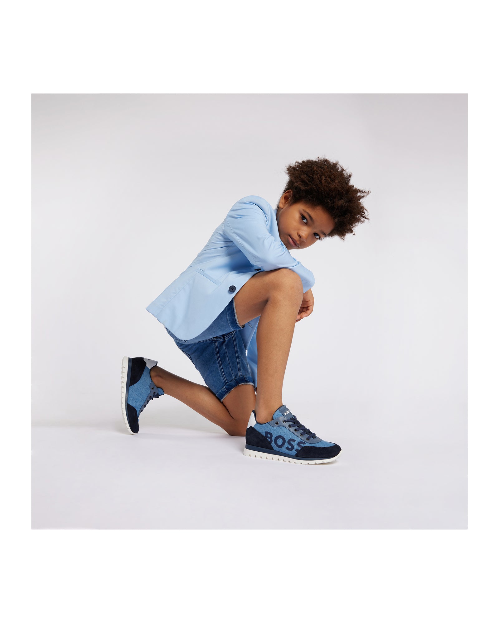Veste de costume - Bleu Oxford