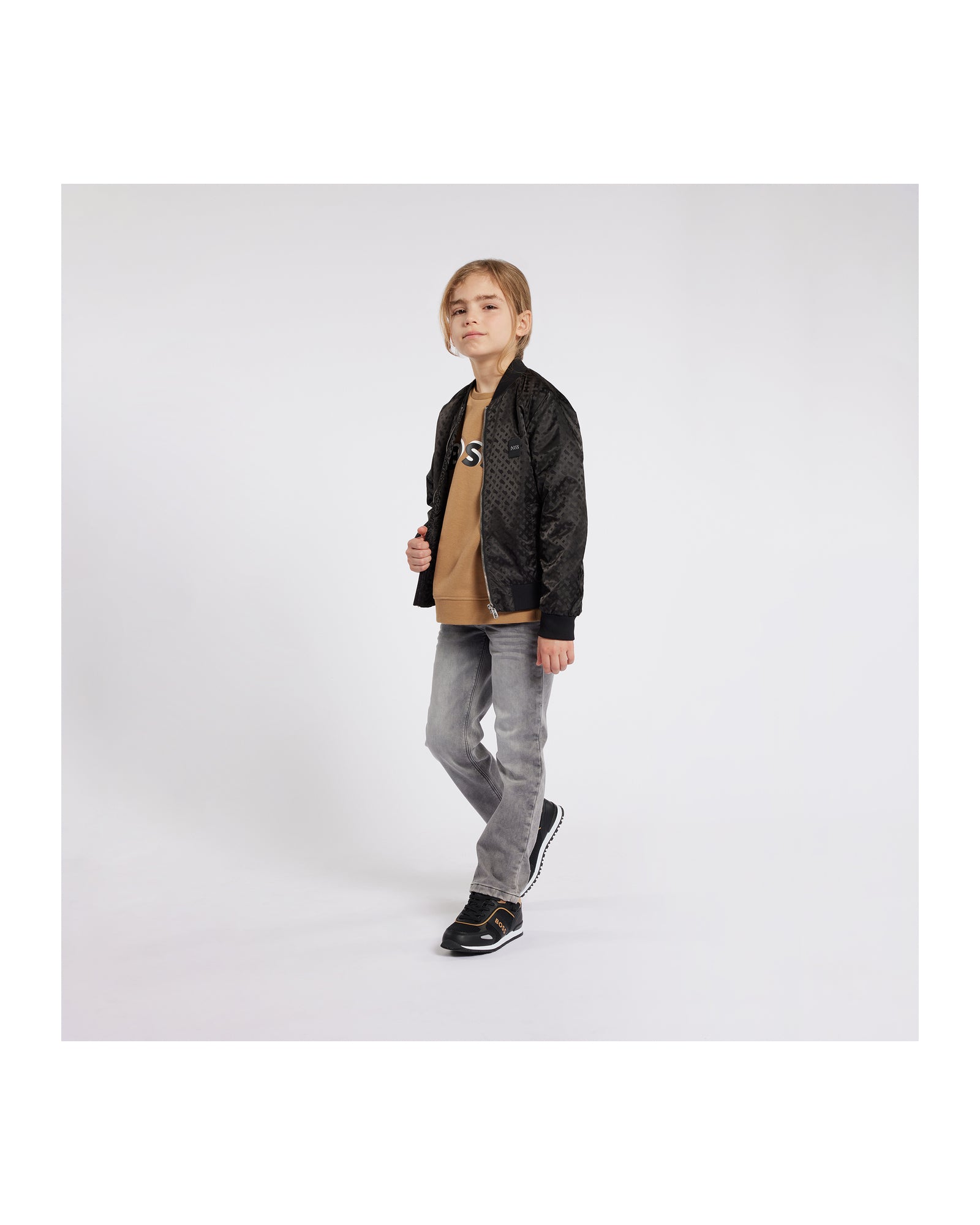 Blouson à fermeture zippée - Black