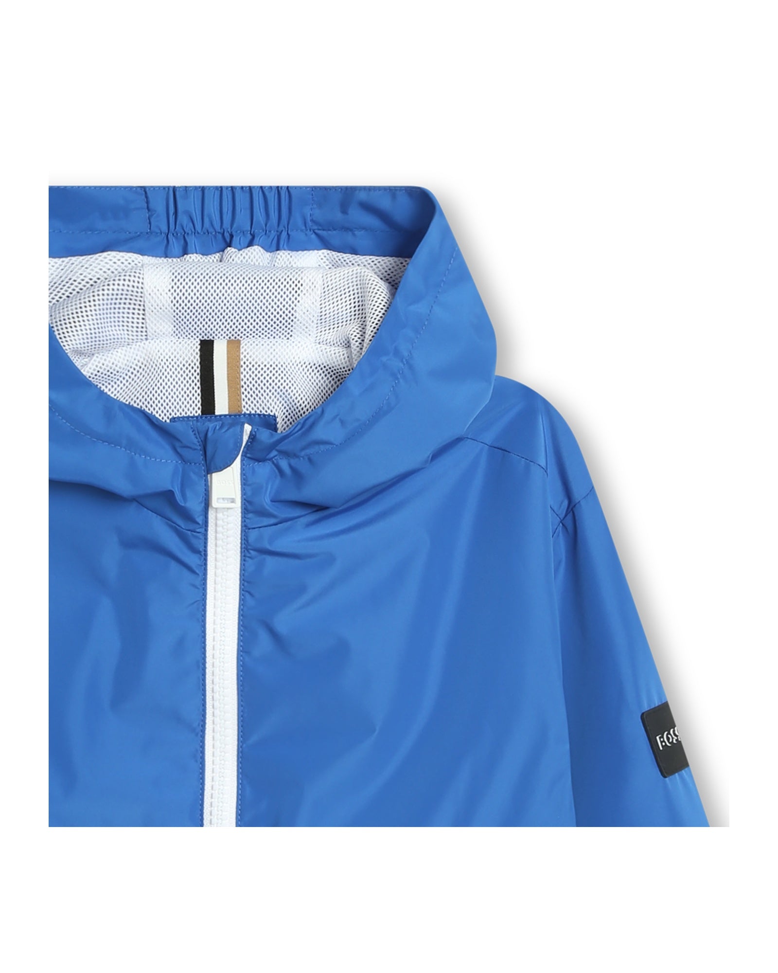 Coupe-vent à capuche waterproof - Bleu Vif