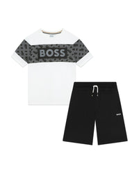 Ensemble t-shirt short - Blanc