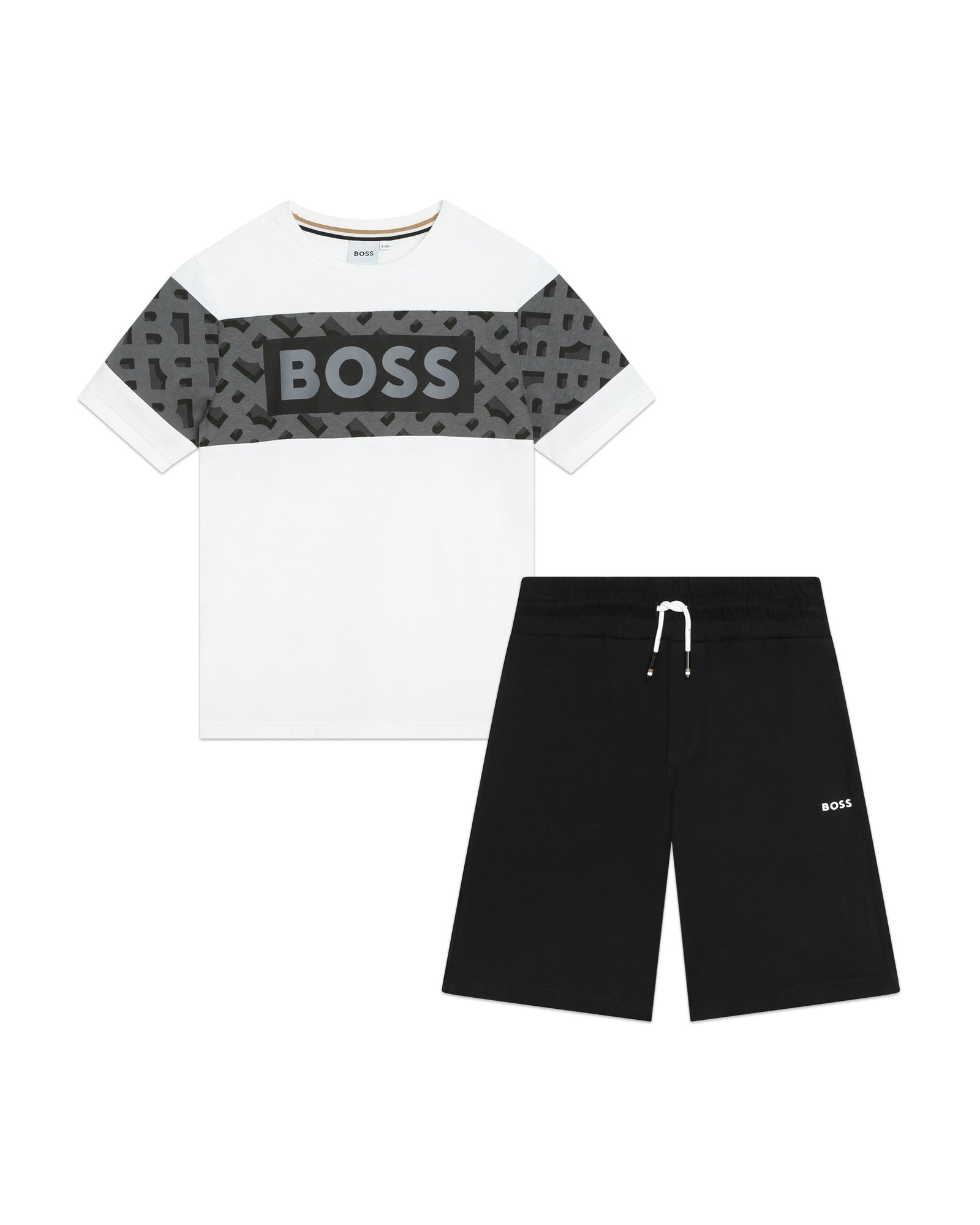 Ensemble t-shirt short - Blanc