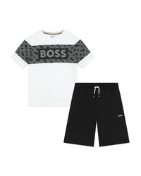 Ensemble t-shirt short - Blanc