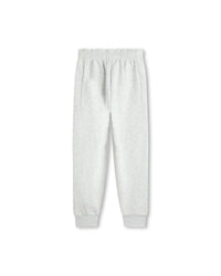 Pantalon à taille élastiquée - Gris Chiné