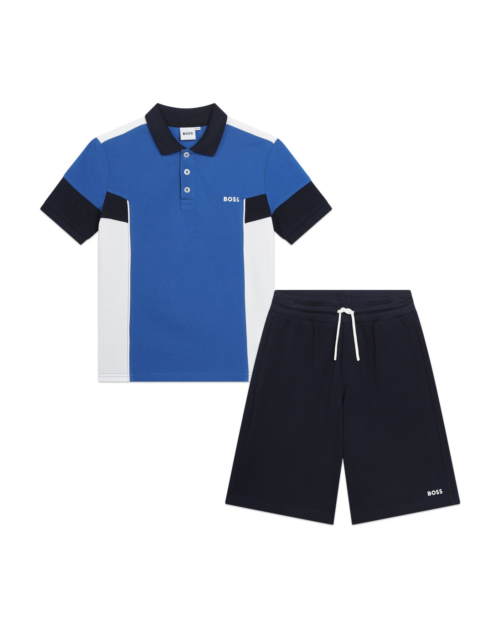 Ensemble short et polo - Bleu Vif