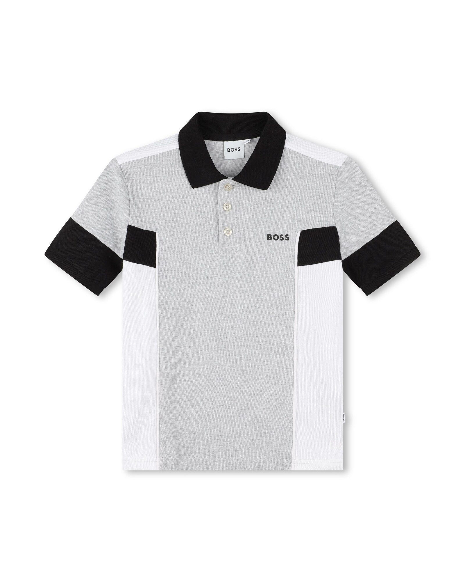 Ensemble short et polo - Gris Chiné