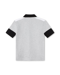 Ensemble short et polo - Gris Chiné