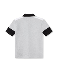Ensemble short et polo - Gris Chiné