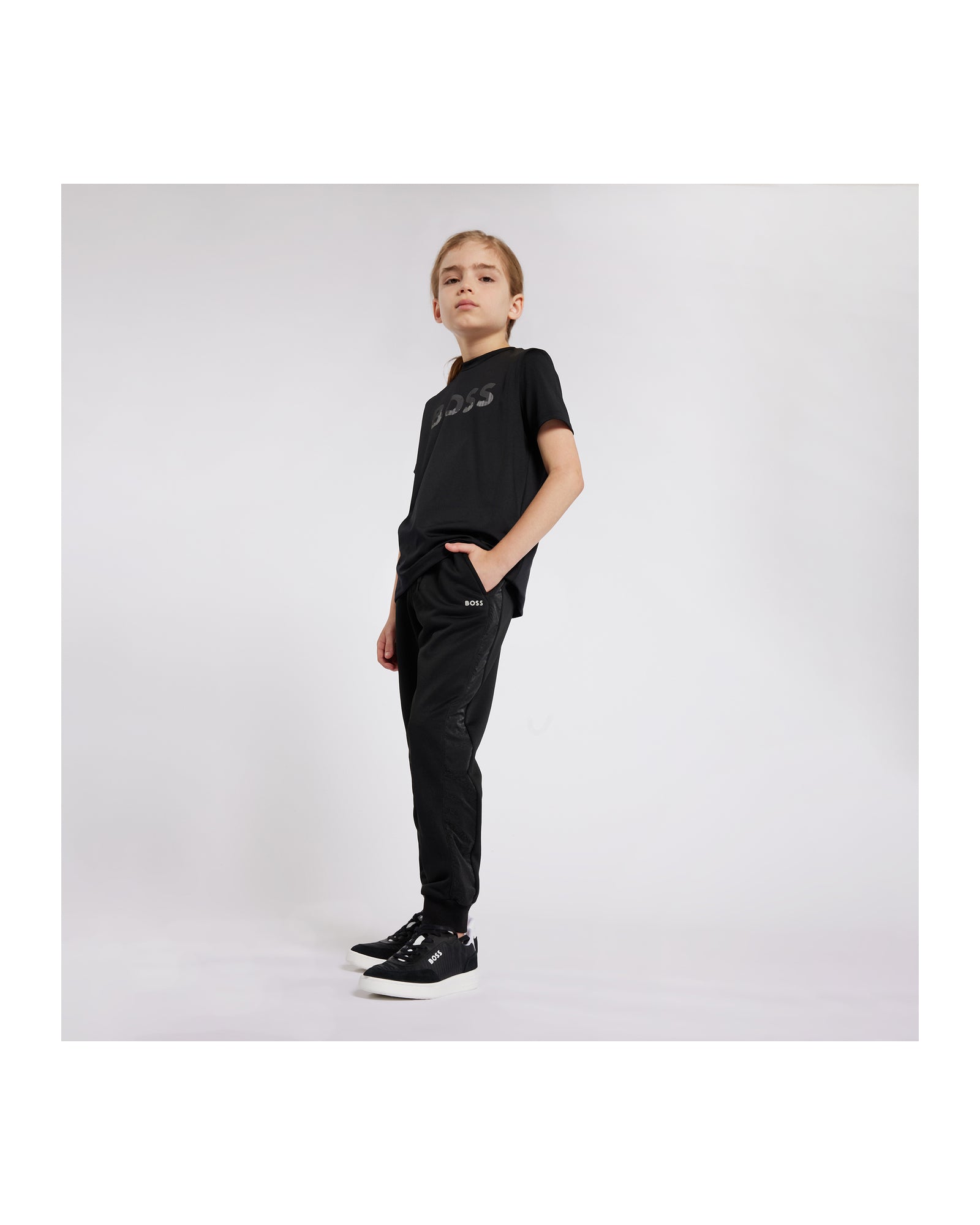Pantalon à taille élastiquée - Black