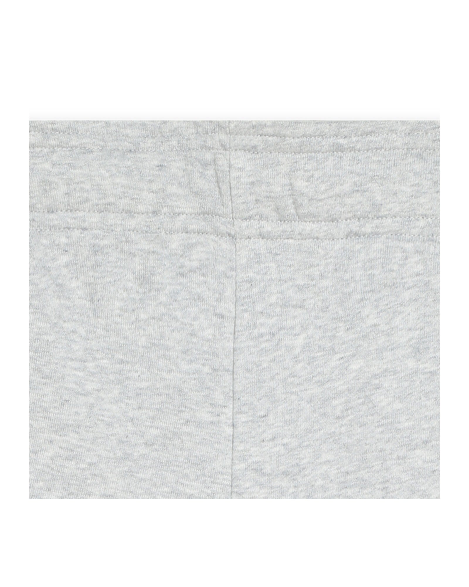 Short à taille élastiquée - Gris Chiné