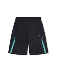 Short à taille élastiquée - Bleu Cargo