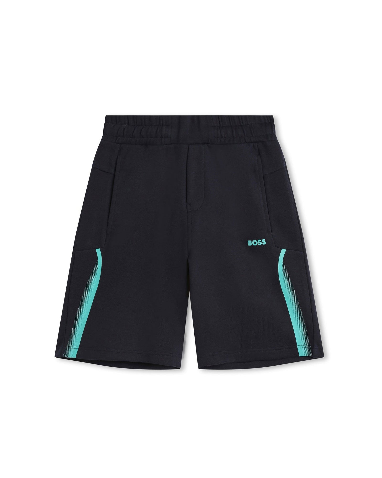Short à taille élastiquée - Bleu Cargo