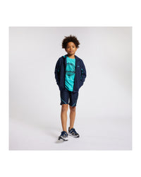 Cardigan à capuche - Bleu Cargo