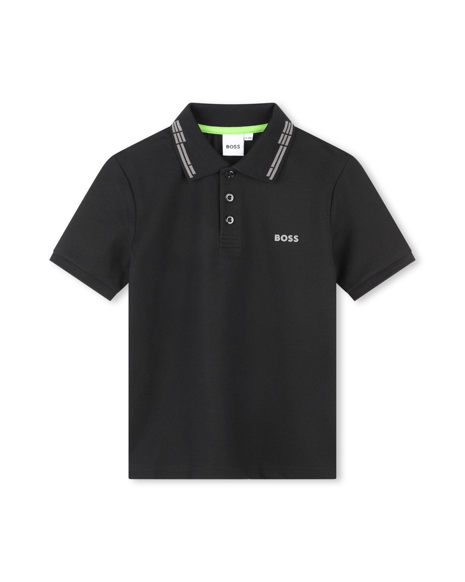 Short-sleeved polo shirt - Black