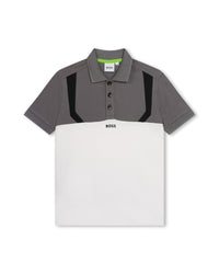Polo à manches courtes - Gris Souris
