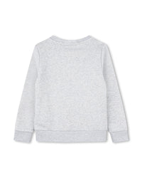 Sweatshirt à manches longues - Gris Chiné