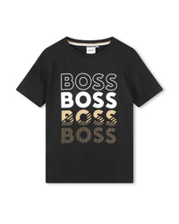 T-shirt à manches courtes en coton - Black