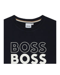 Short-sleeved cotton T-shirt - Cargo Blue