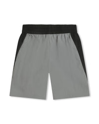 Short à taille élastiquée - Gris Souris