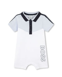 Combi-short à fermeture pressionnée - Blanc