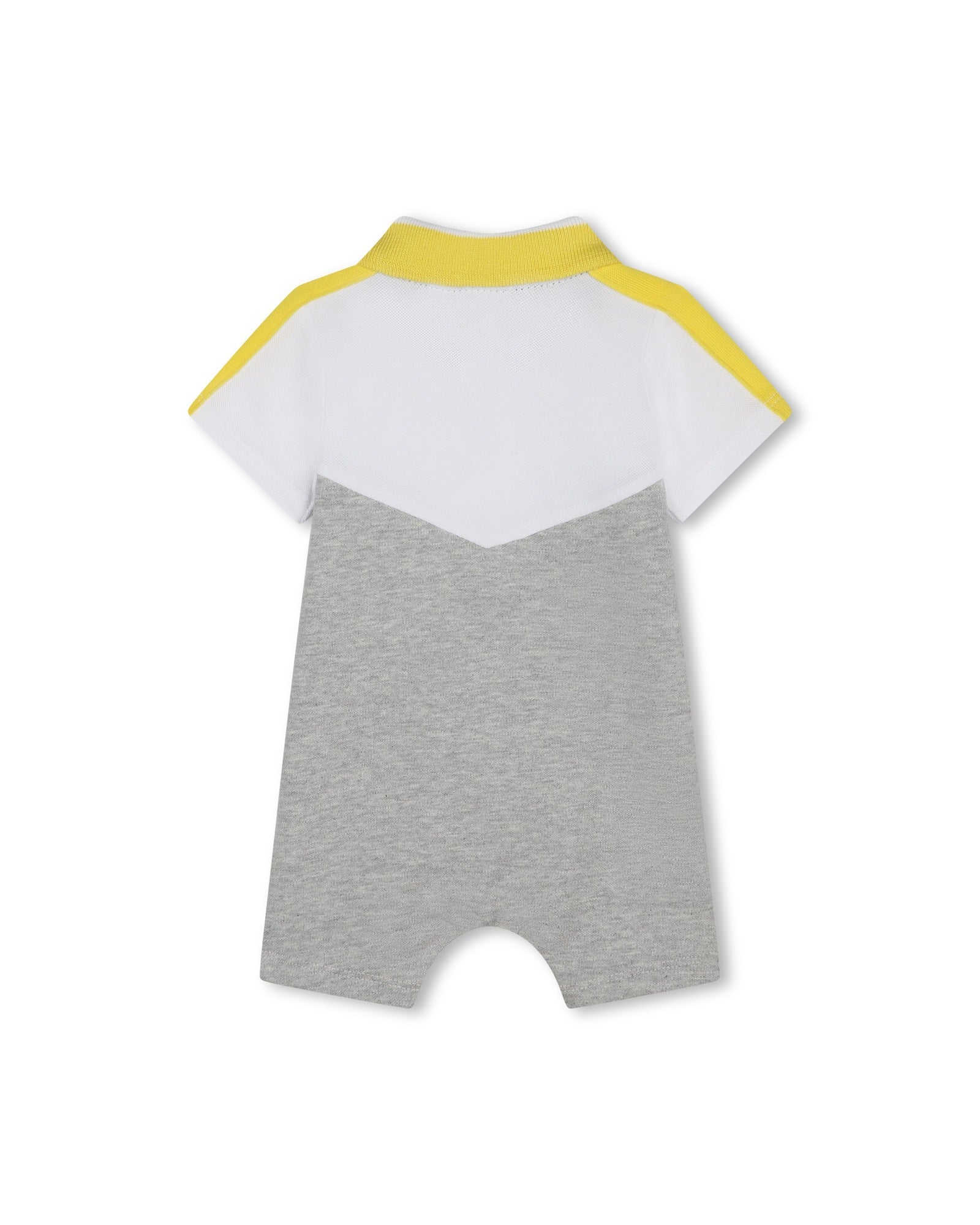Combi-short à fermeture pressionnée - Gris Clair