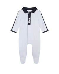 Pyjama à fermeture pressionnée en coton - Ciel