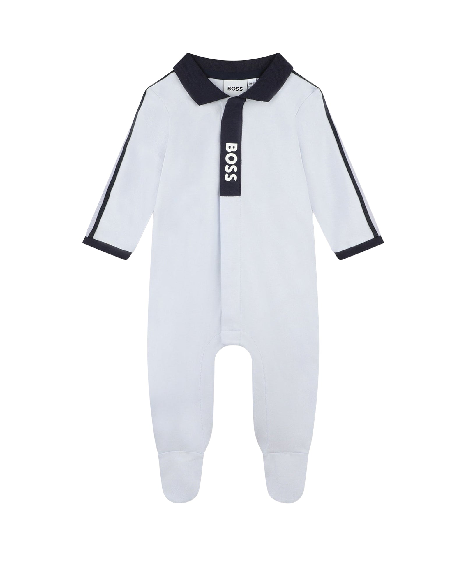Pyjama à fermeture pressionnée en coton - Ciel