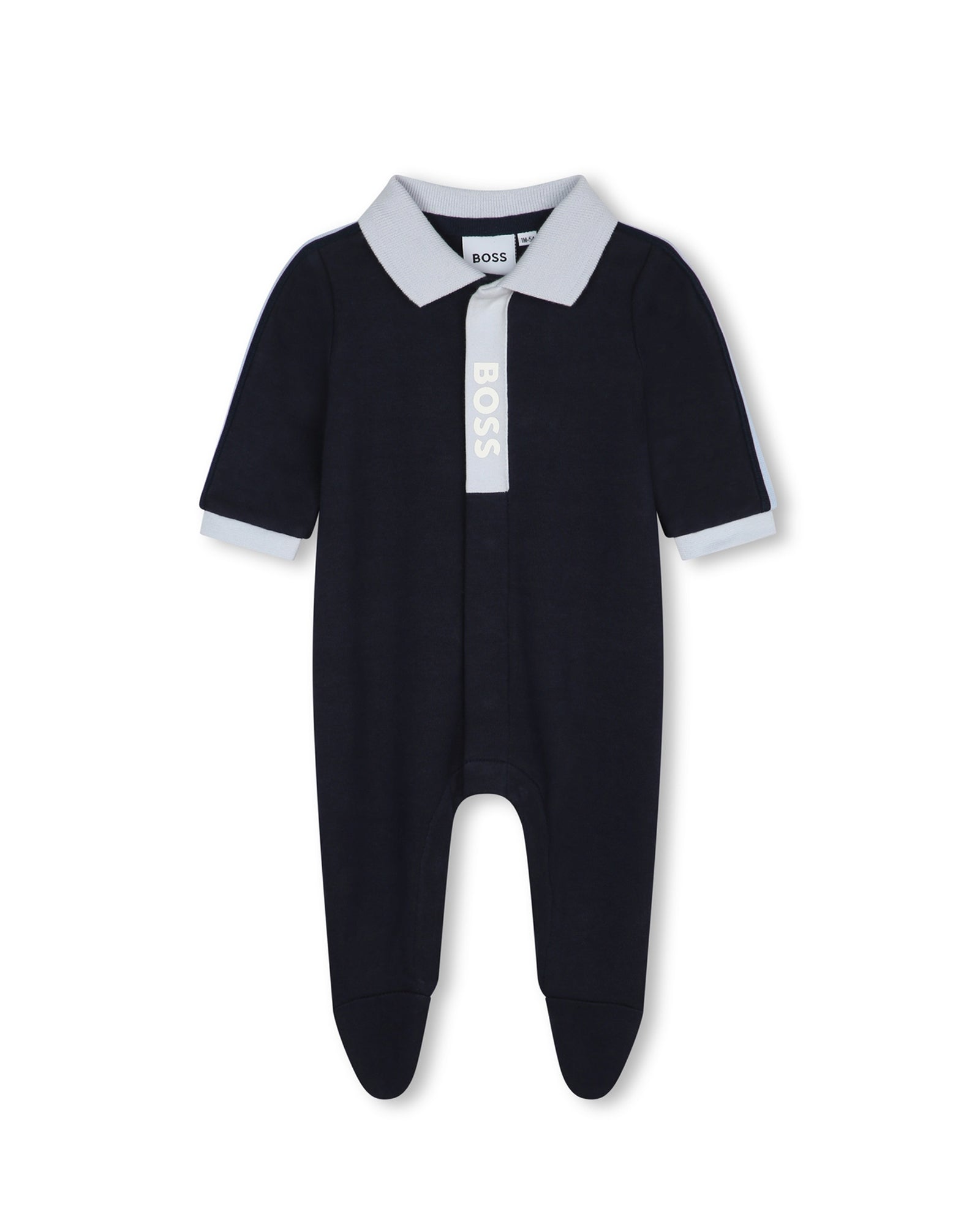 Pyjama à fermeture pressionnée - Bleu Cargo