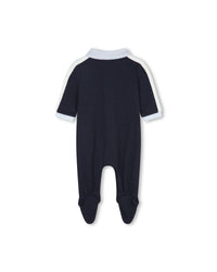 Pyjama à fermeture pressionnée - Bleu Cargo