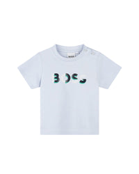 T-shirt à manches courtes en coton - Ciel
