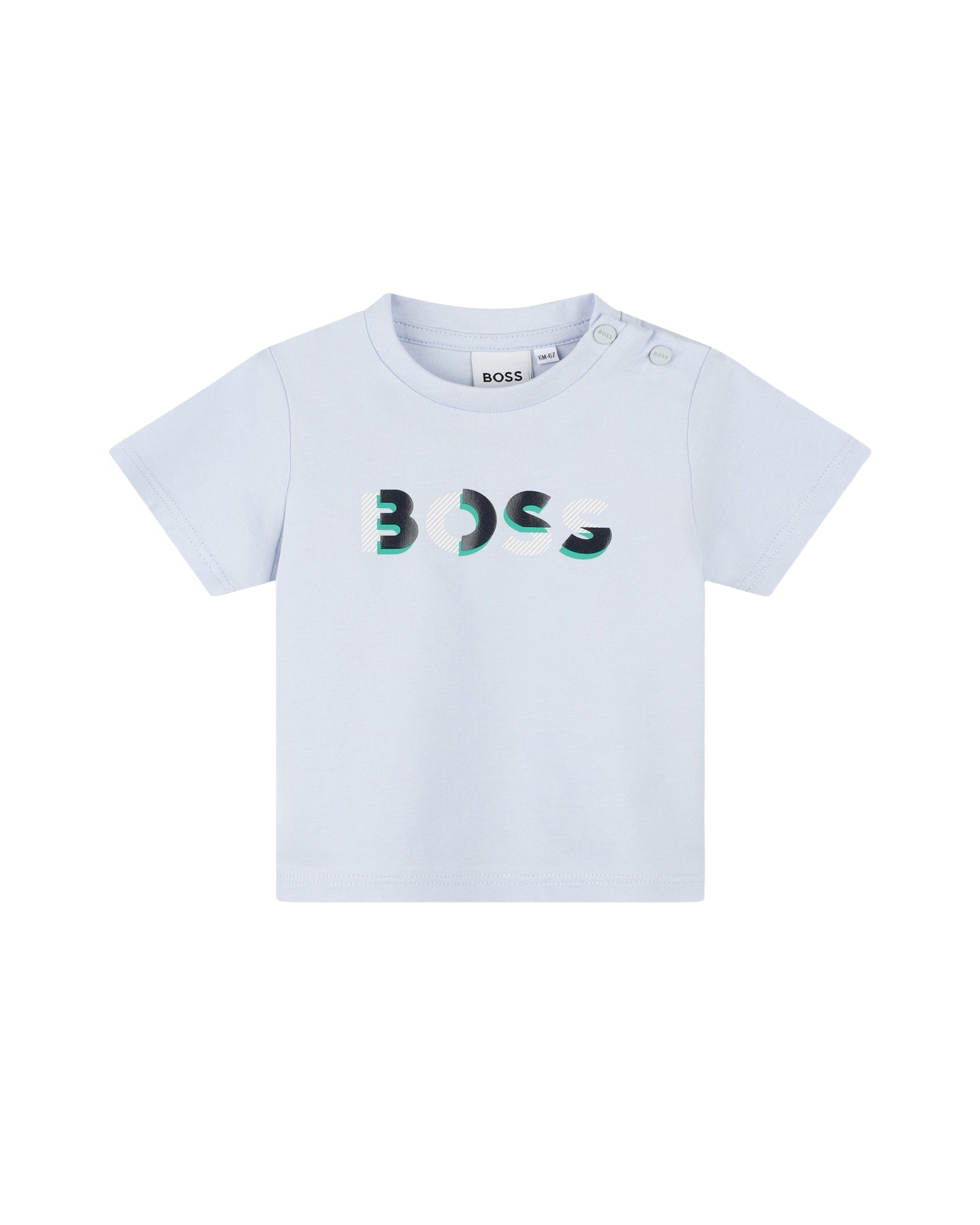 T-shirt à manches courtes en coton - Ciel