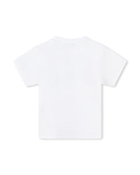 T-shirt à manches courtes - Blanc Marron