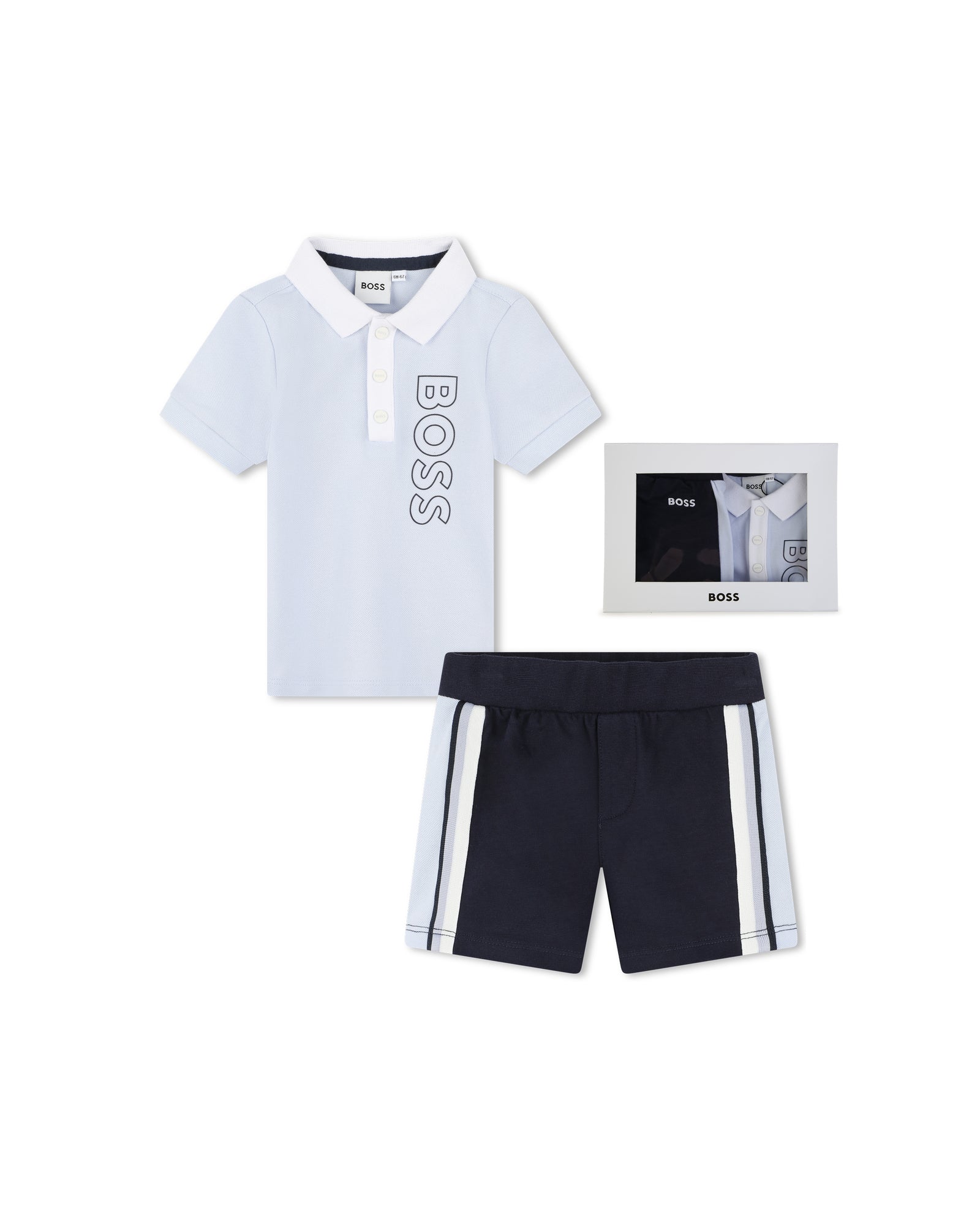 Polo shirt and shorts set - Ciel
