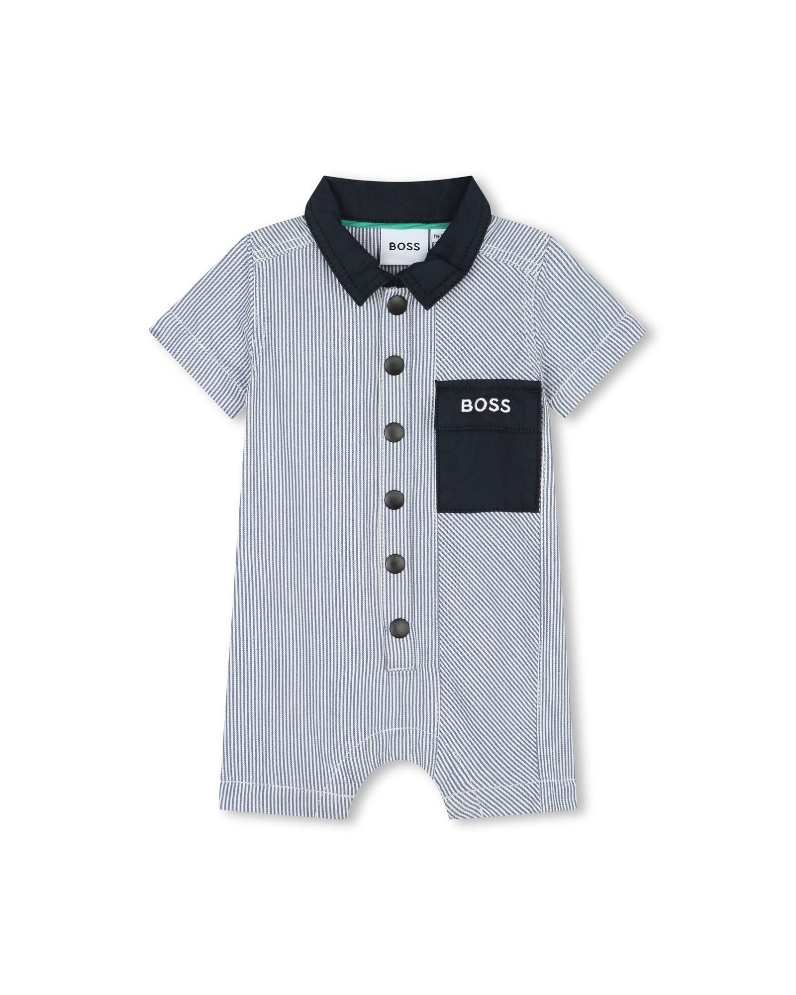Ensemble combi-short et bob - Bleu Blanc