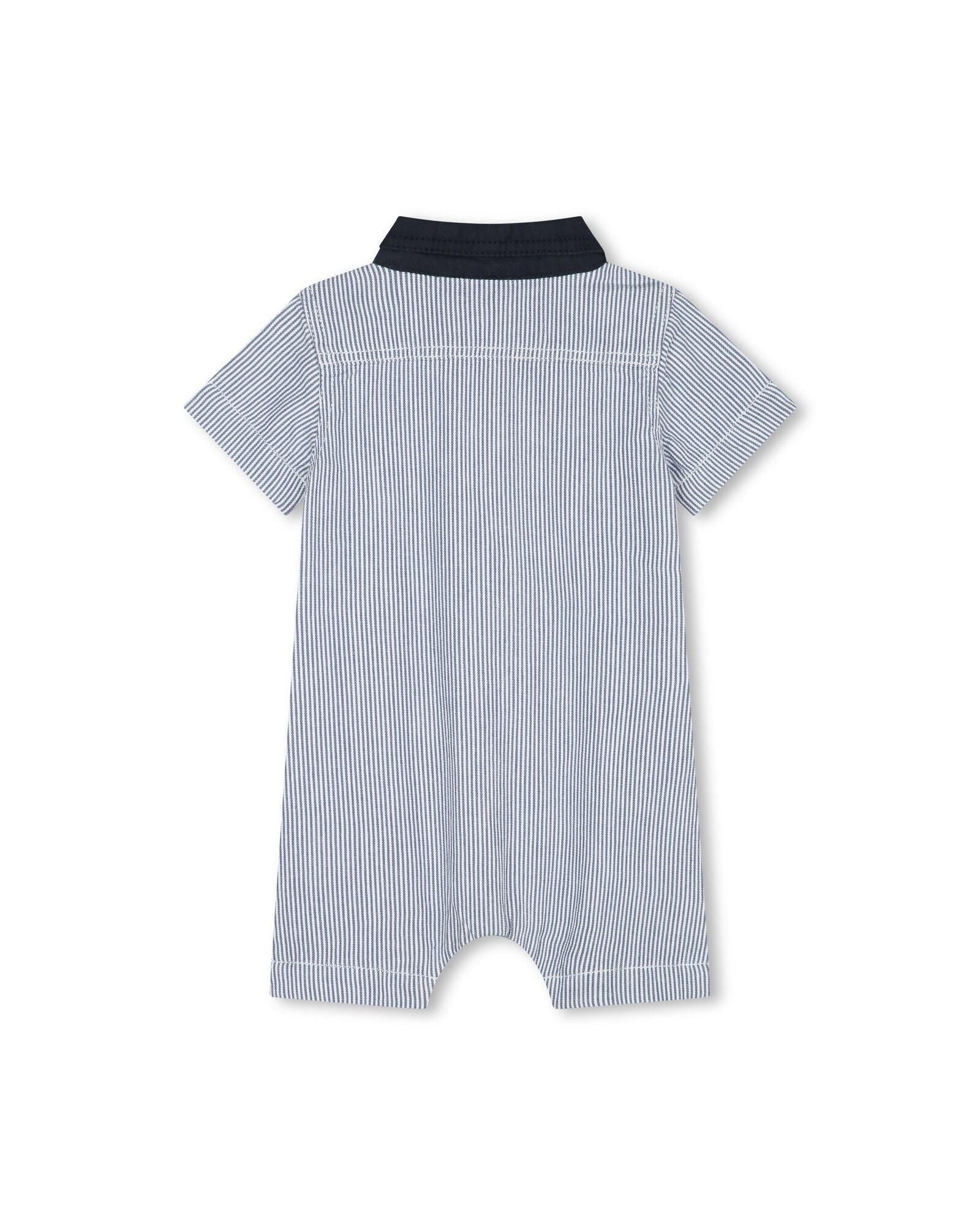 Ensemble combi-short et bob - Bleu Blanc