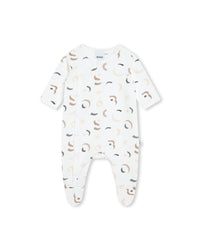 Ensemble pyjama et bonnet - Blanc Marron