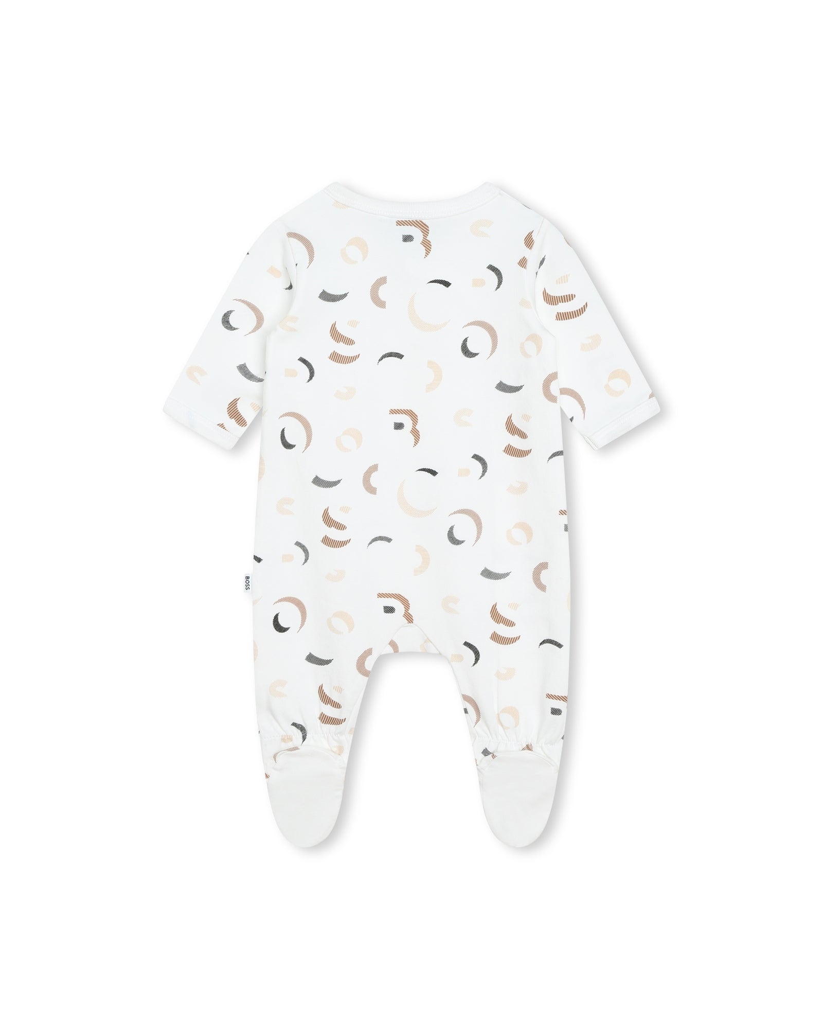 Ensemble pyjama et bonnet - Blanc & Marron