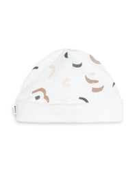 Ensemble pyjama et bonnet - Blanc & Marron