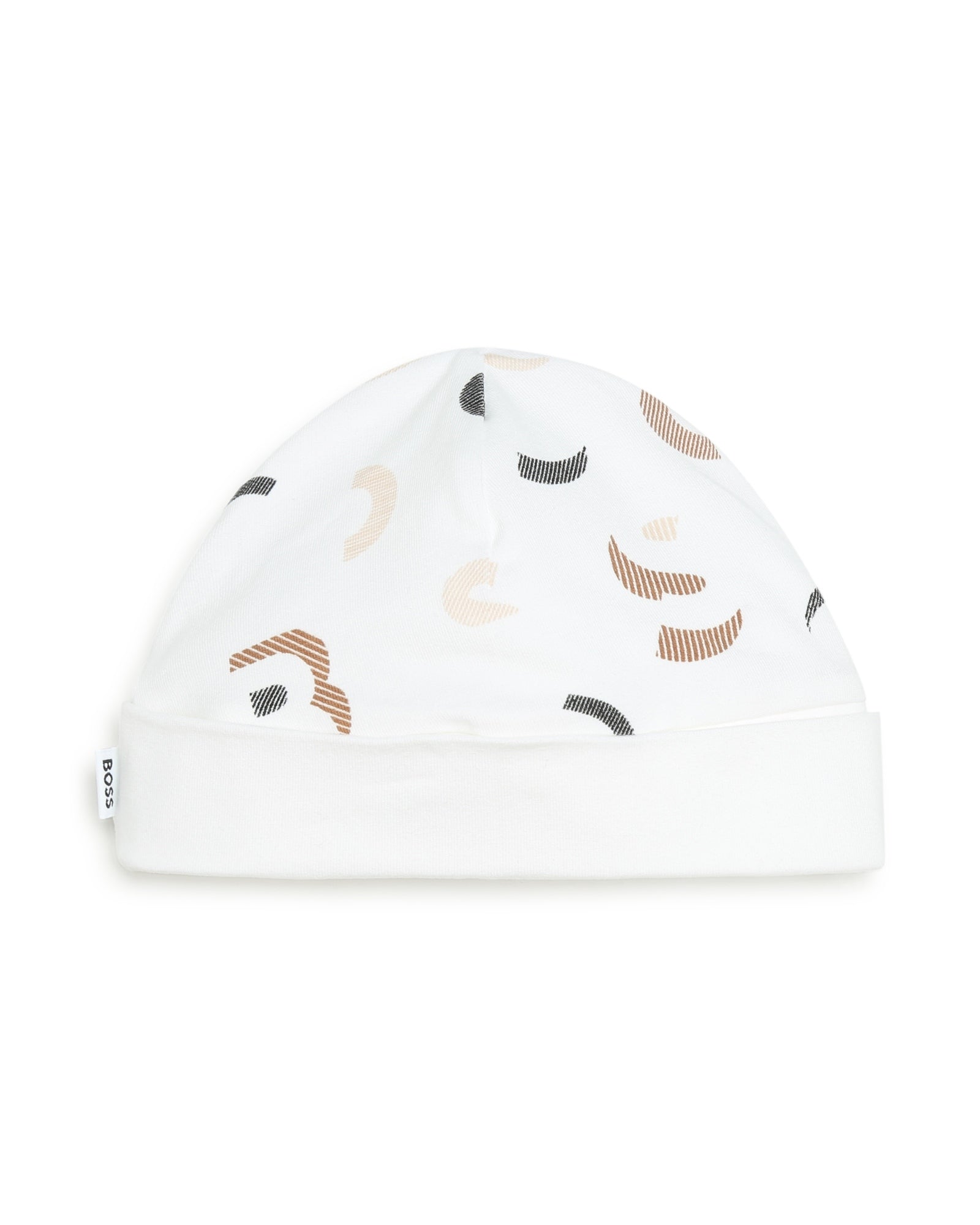Ensemble pyjama et bonnet - Blanc & Marron