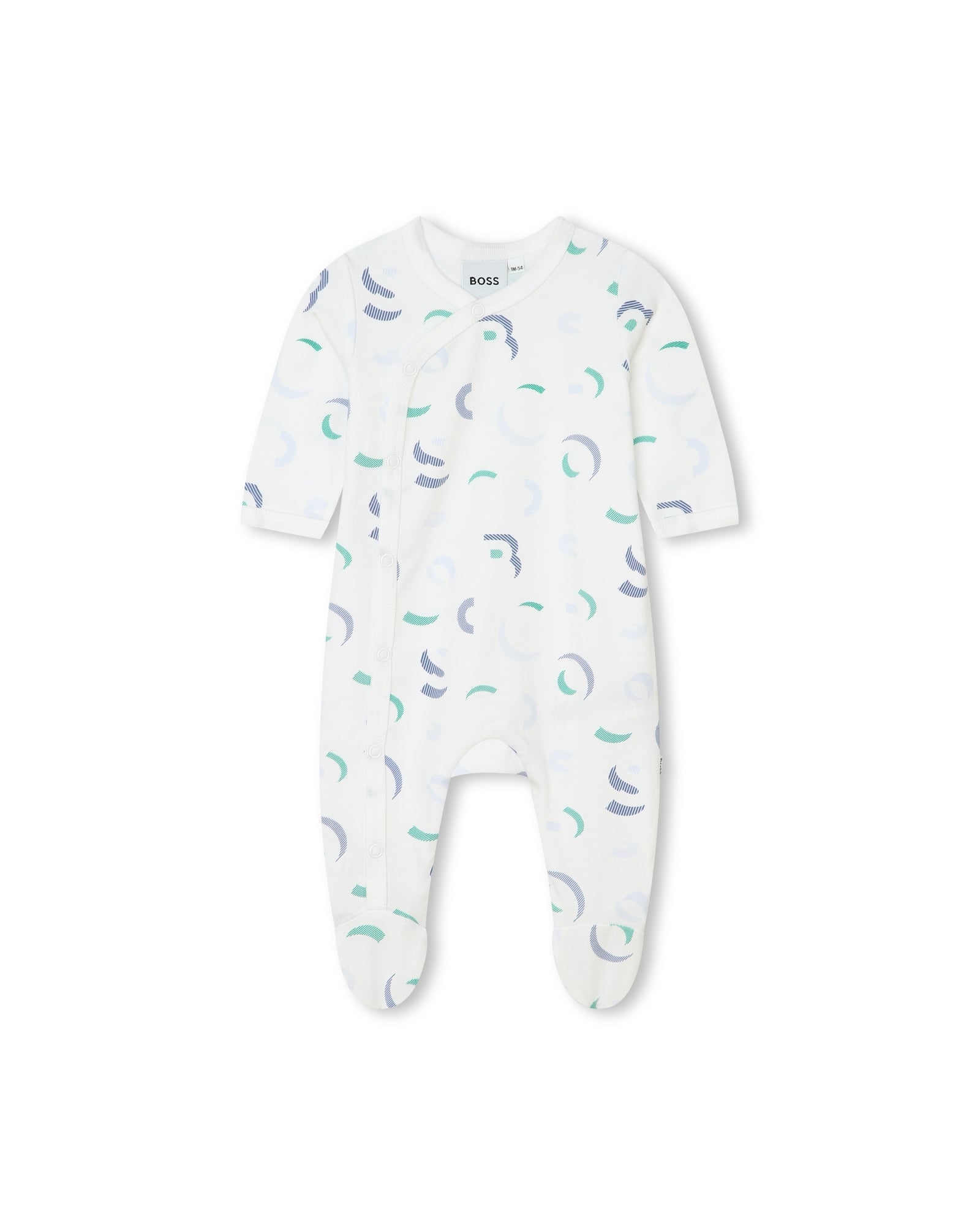 Ensemble pyjama et bonnet - Blanc Bleu