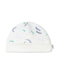 Ensemble pyjama et bonnet - Blanc Bleu