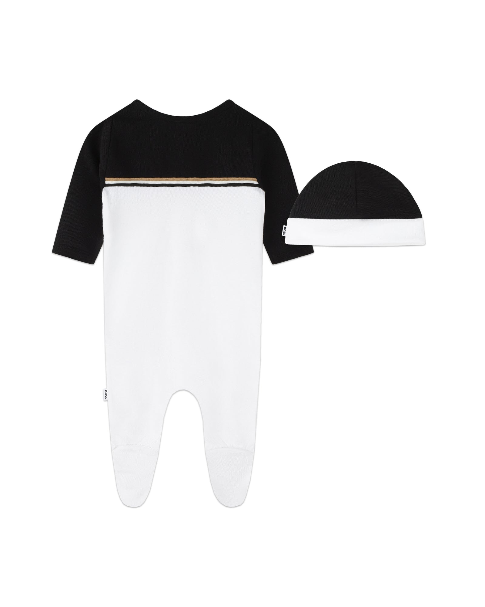 Pyjama and bonnet set - White