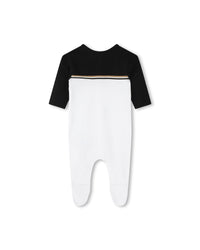 Pyjama and bonnet set - White