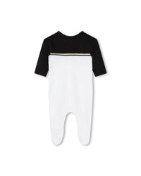 Ensemble pyjama et bonnet - Blanc